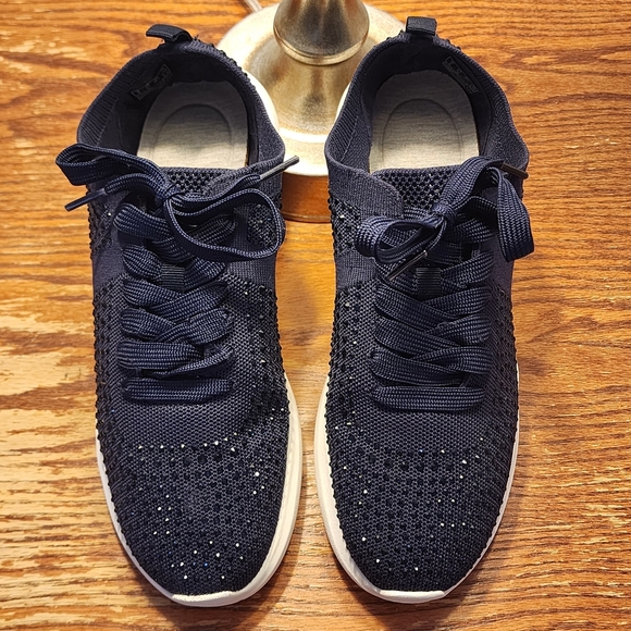 Clarks Cloudsteppers Nova Spark Embellished Bling Walking Sneakers 8.5W - Picture 9 of 10